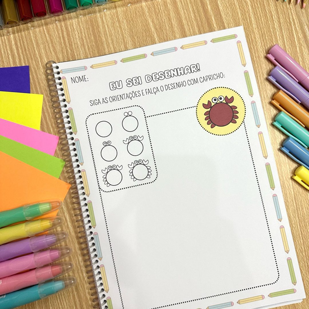 Apostila EU SEI DESENHAR - Estimule a criatividade e a coordenação motora fina!