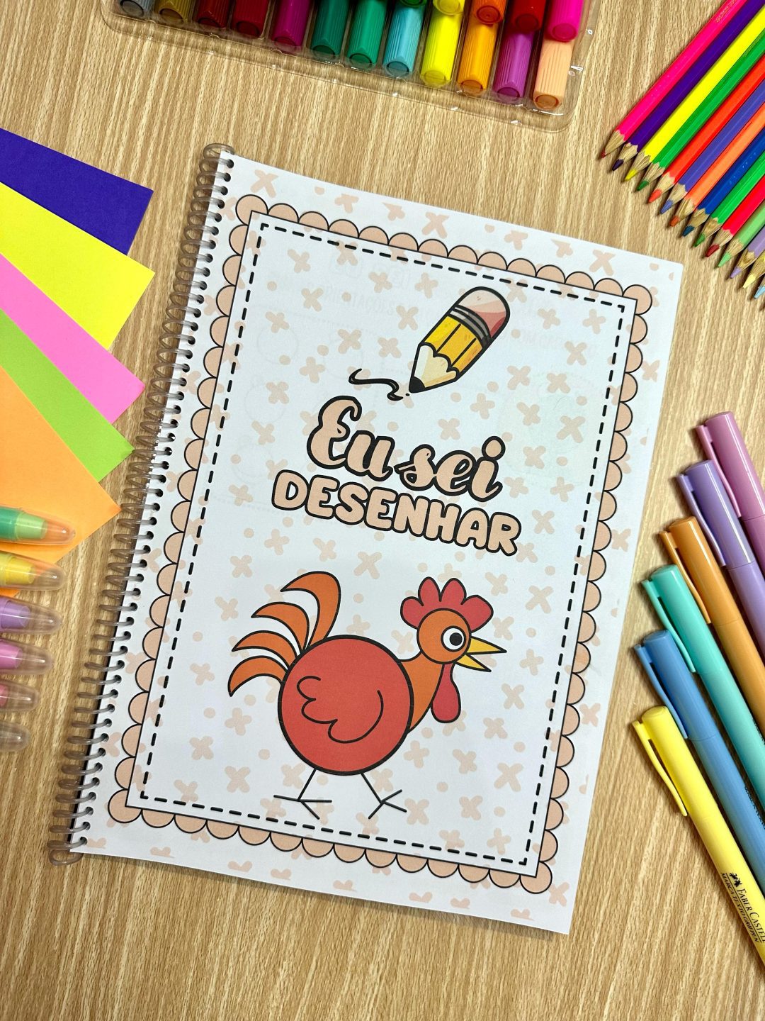 Apostila EU SEI DESENHAR - Estimule a criatividade e a coordenação motora fina! - Imagem 3
