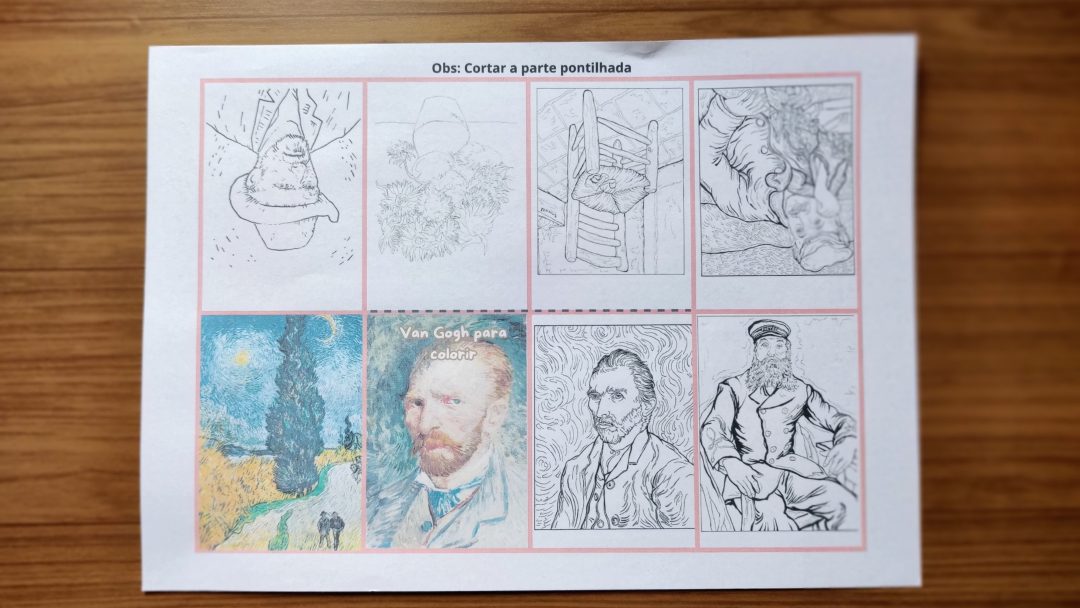 Lapbook- Van Gogh - Imagem 6