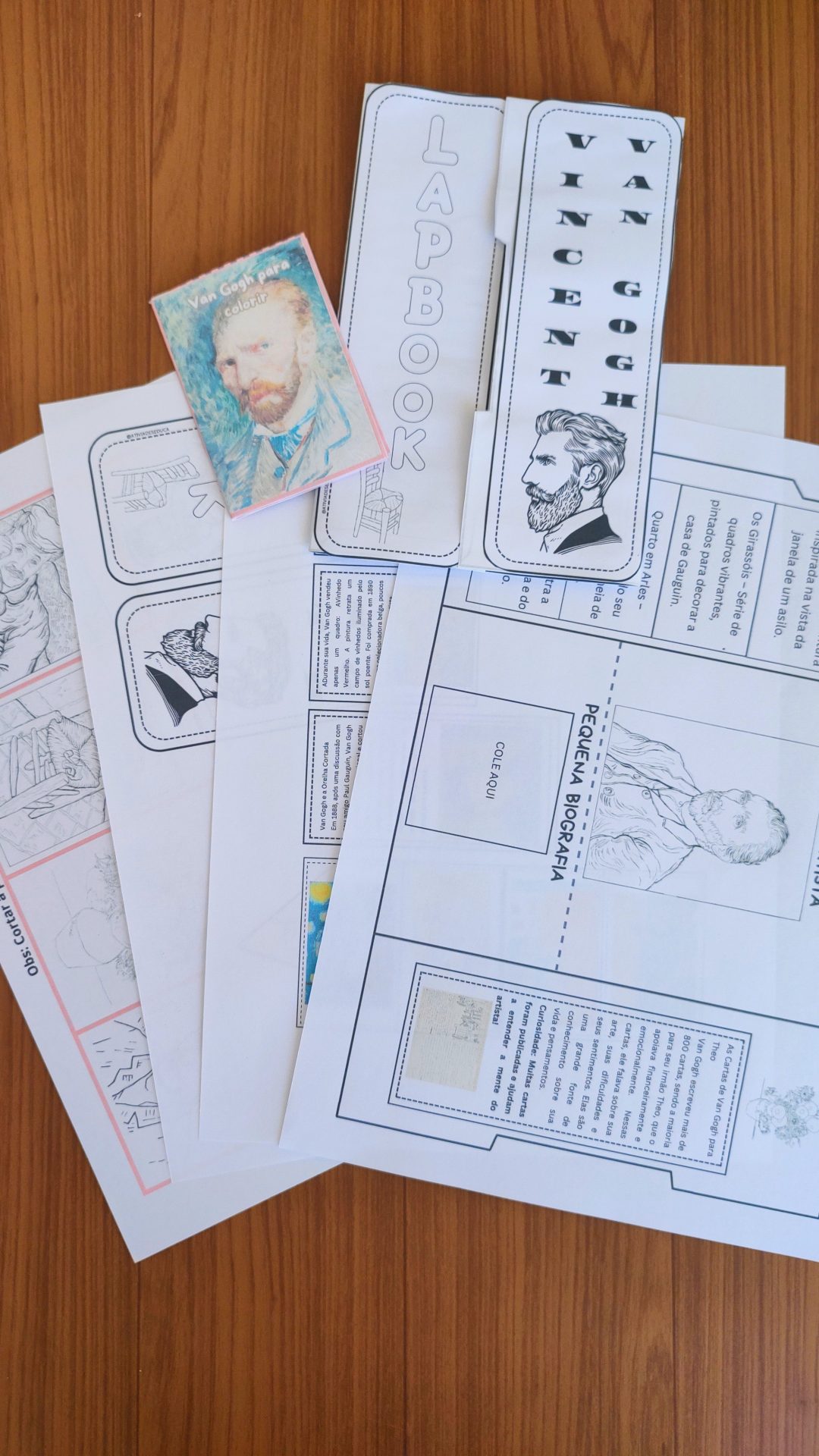 Lapbook- Van Gogh - Imagem 4