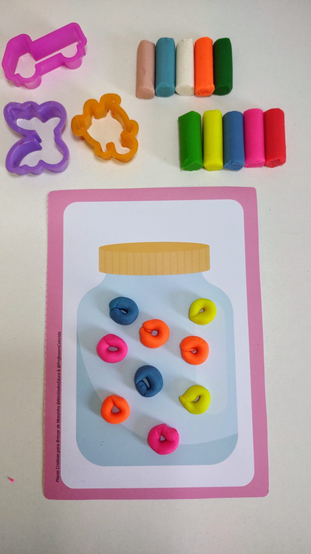 Placas para Brincar e Aprender com Massinha - Imagem 8