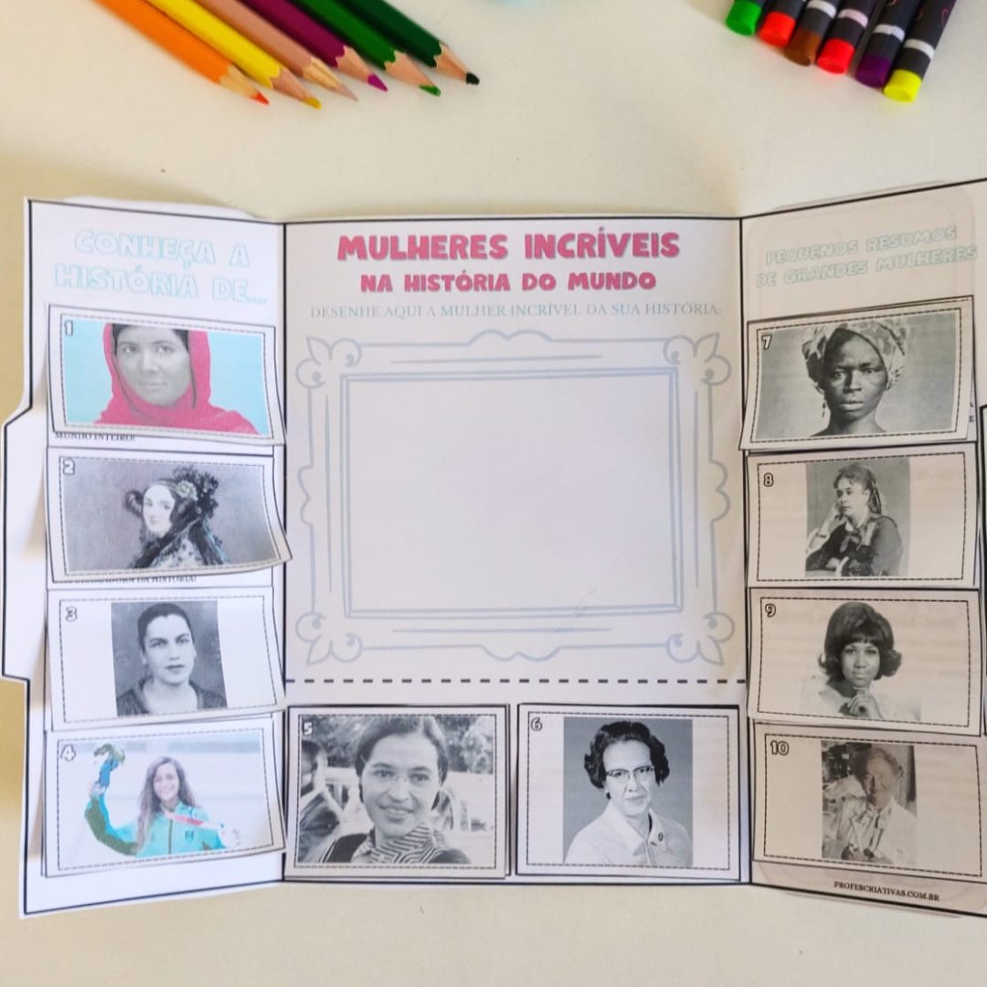 Lapbook- Dia Internacional da Mulher!