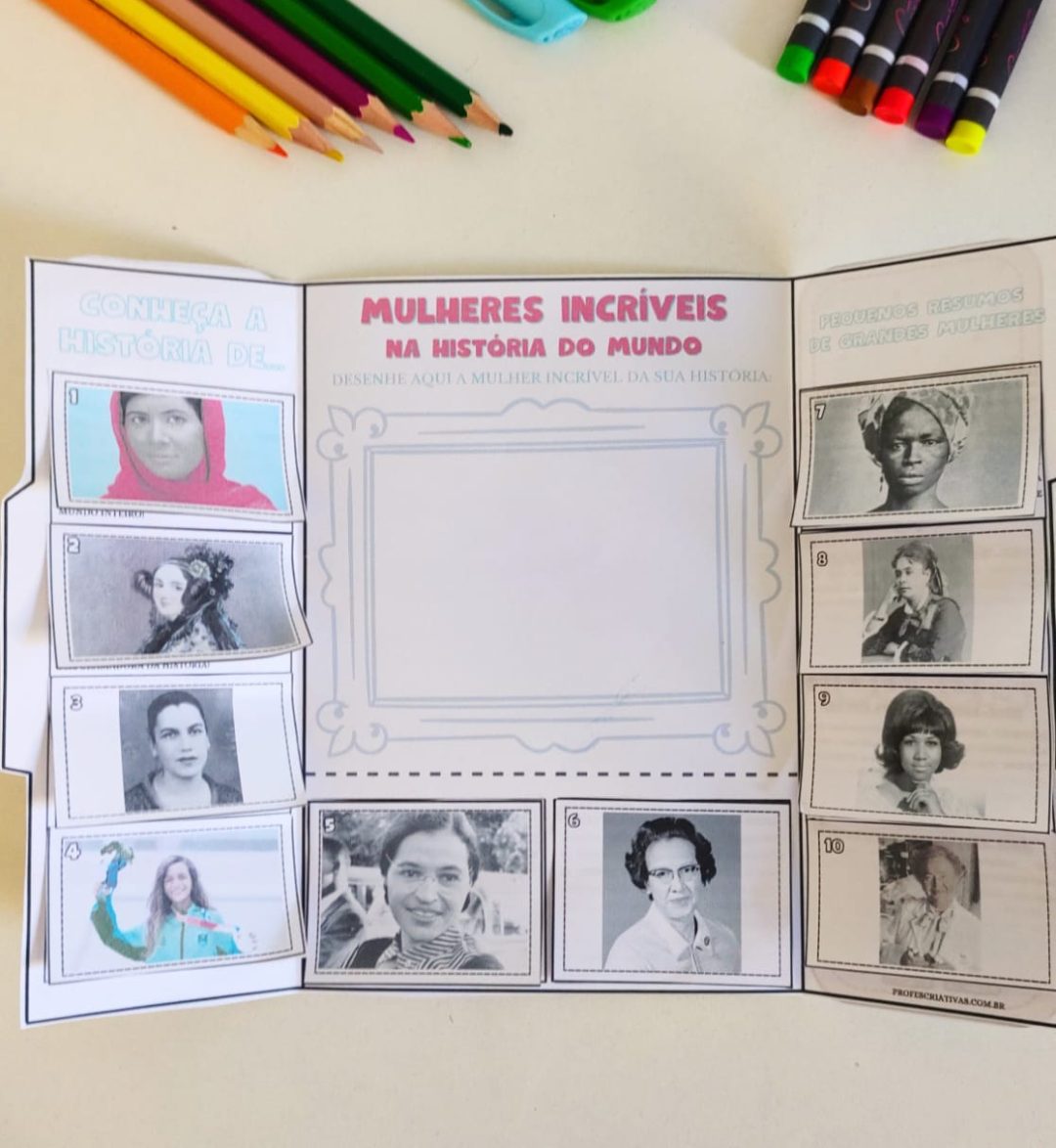 Lapbook- Dia Internacional da Mulher!