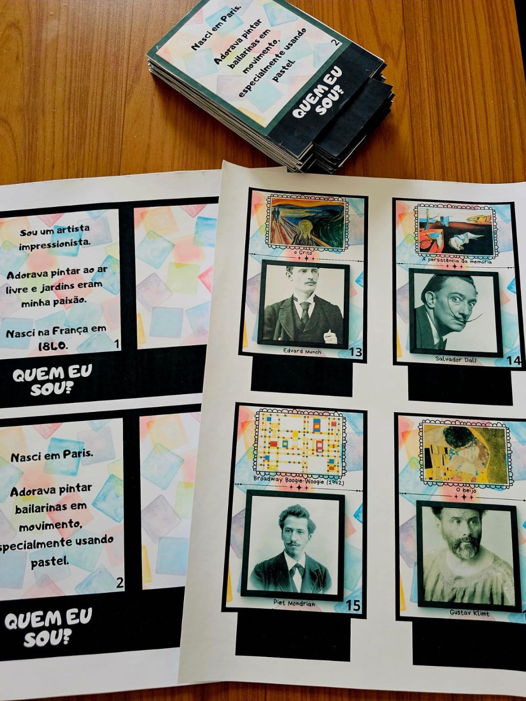 Cartas de Arte: Quem Eu Sou? Descubra os Grandes Mestres da Arte de forma divertida! - Imagem 3