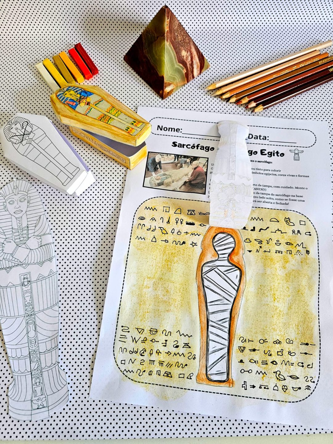 Arte Egípcia na prática – Sequência didática e atividades incríveis para sua turma! - Imagem 4