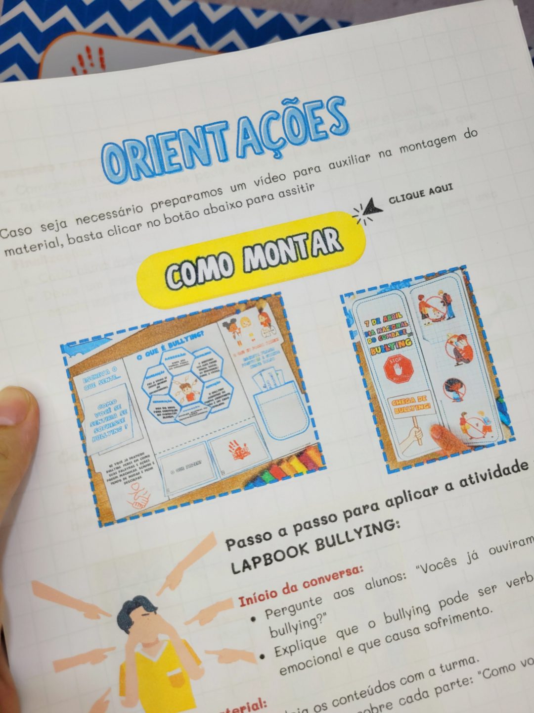 Atividade para trabalhar o BULLYING para Ensino Fundamental Lapbook "Juntos contra o Bullying" - Imagem 4