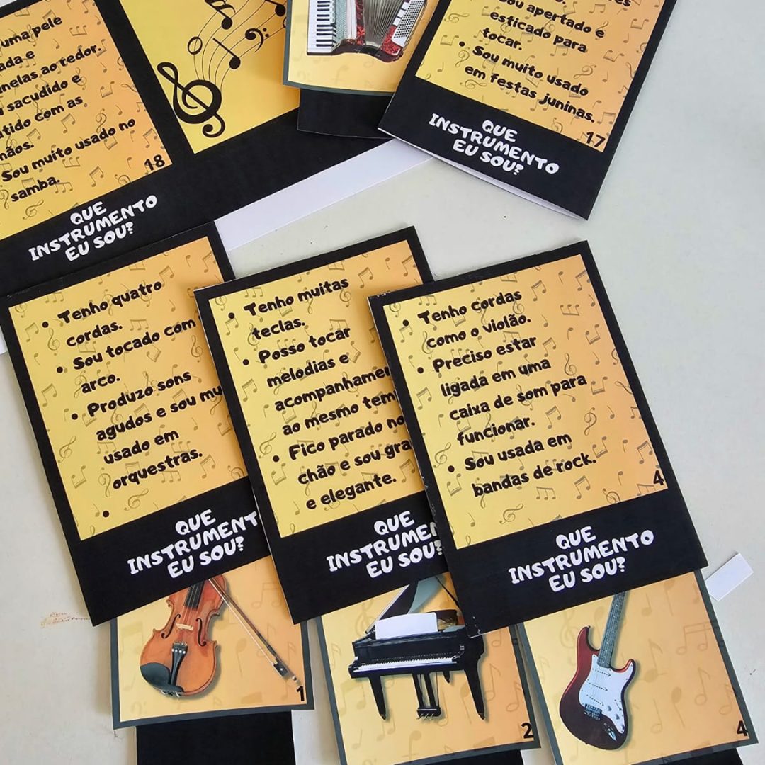 Jogo de Cartas Educativo – Que Instrumento Eu Sou?