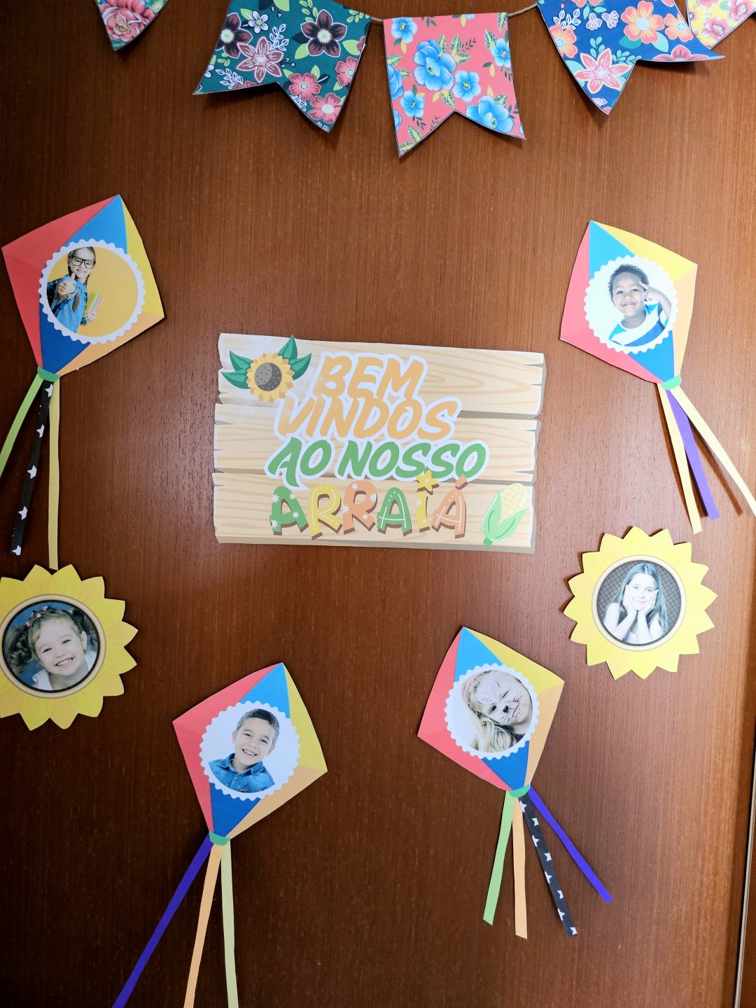Kit Festa Junina: Enfeite de Porta + Atividades de Arte e cartaz! - Imagem 3