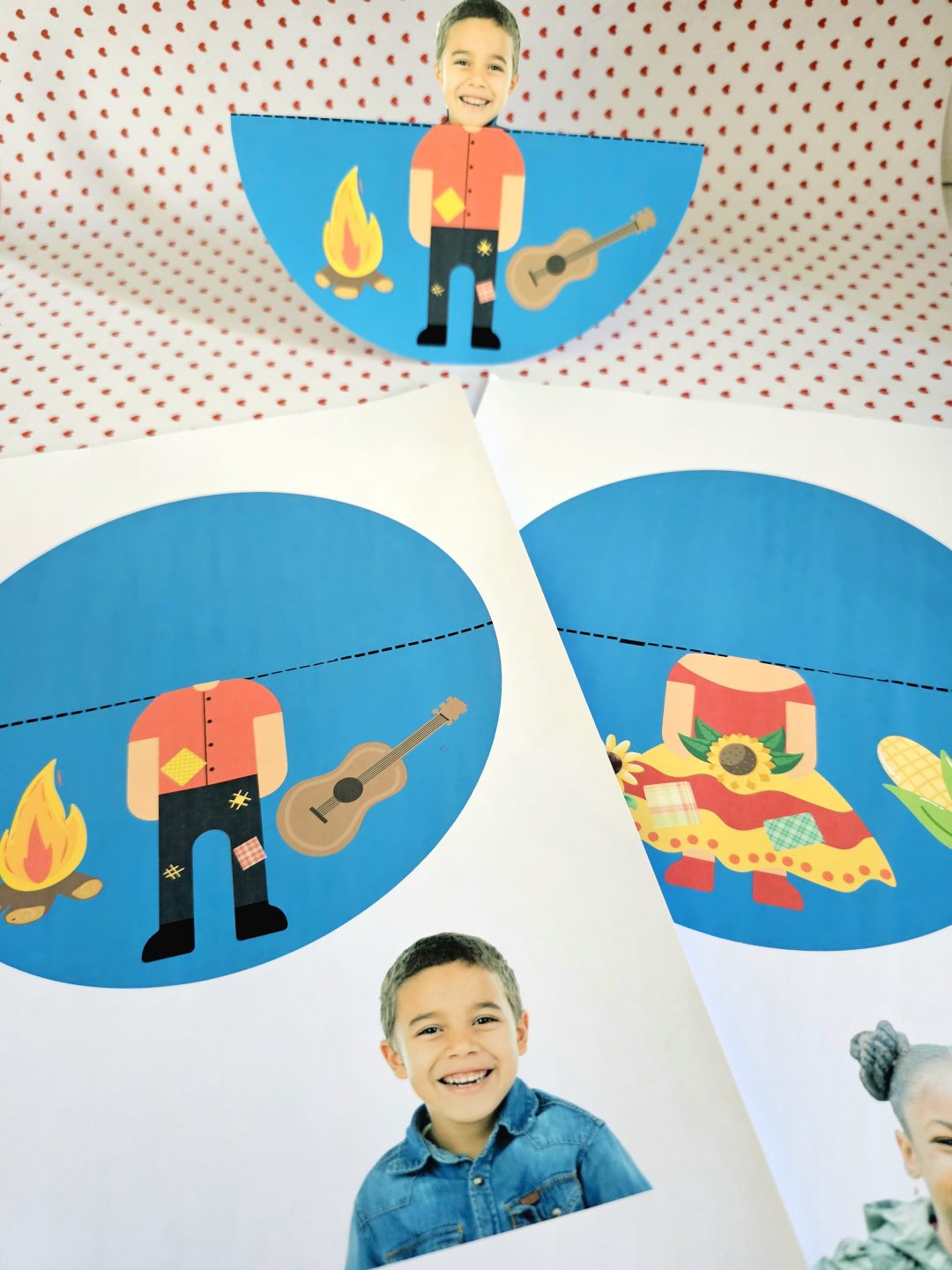 Kit Festa Junina: Enfeite de Porta + Atividades de Arte e cartaz! - Imagem 14