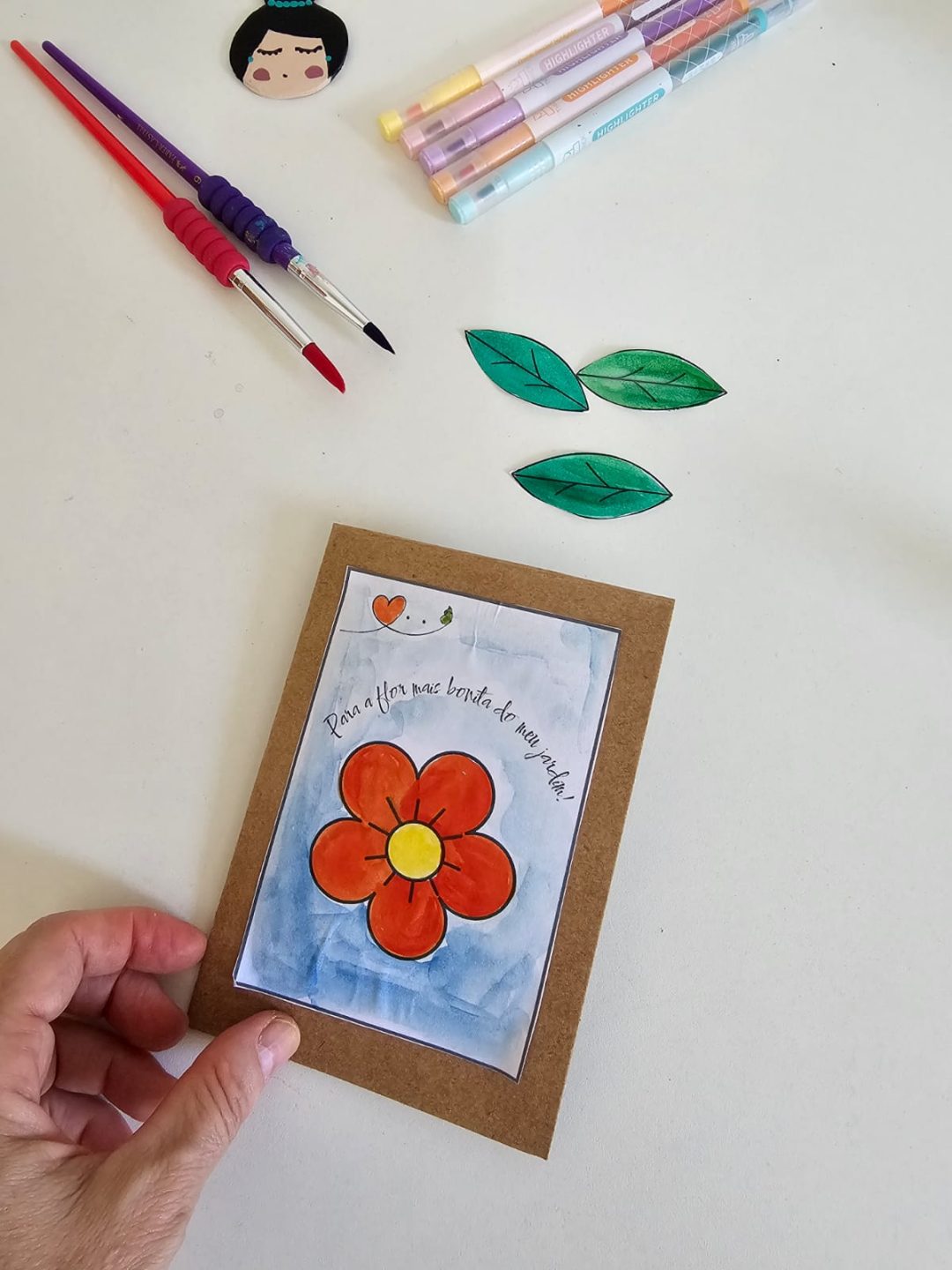 Cartão 3D de Flores – Encante com Arte e Criatividade! - Imagem 3