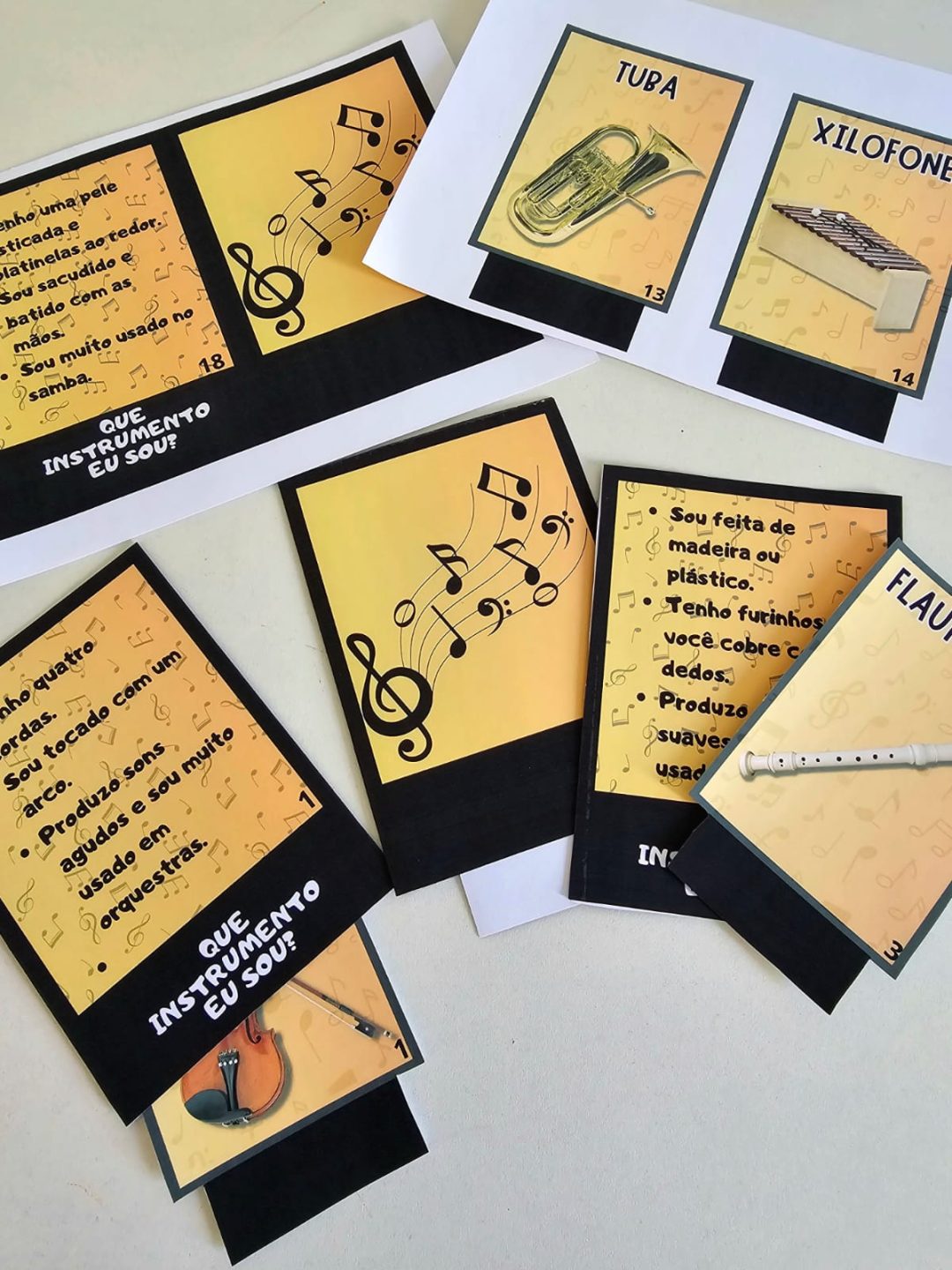 Jogo de Cartas Educativo – Que Instrumento Eu Sou? - Imagem 3