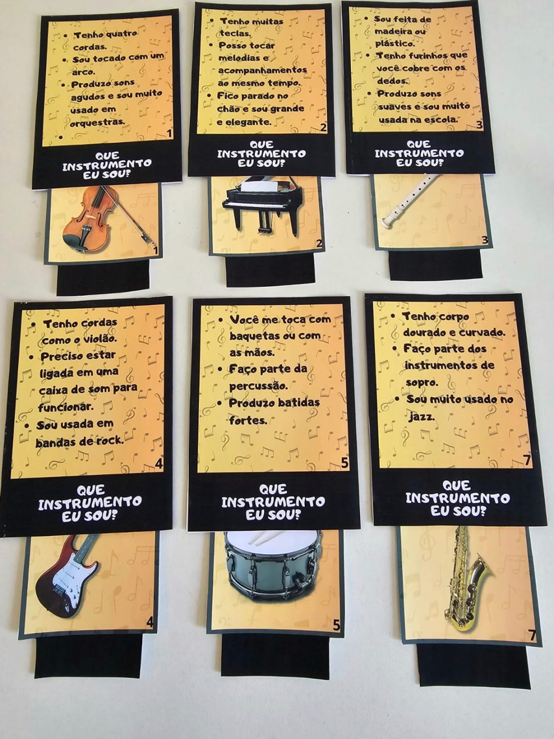 Jogo de Cartas Educativo – Que Instrumento Eu Sou? - Imagem 2
