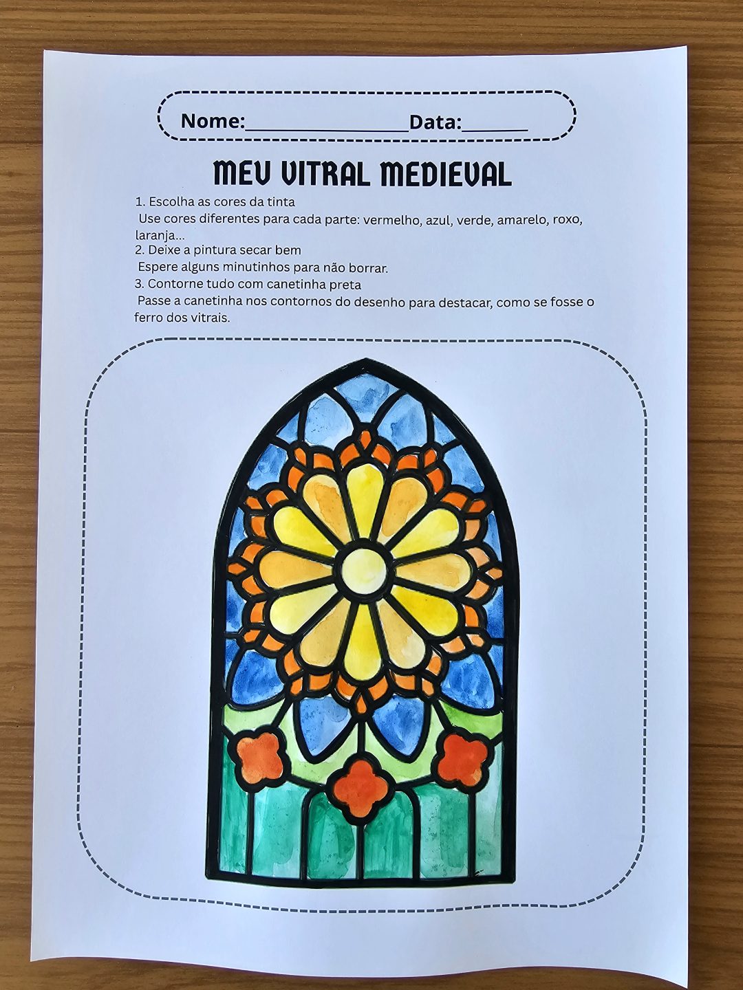 Arte Medieval- Sequência Didática Vitrais, Iluminuras e Brasões! - Imagem 3