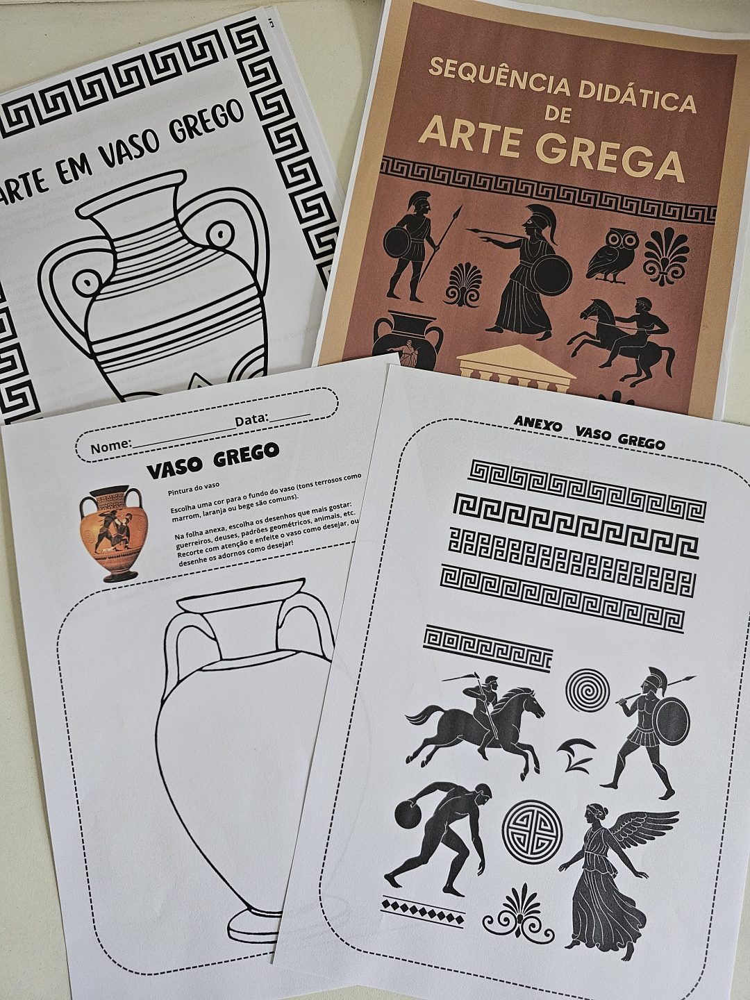 Sequência Didática: Arte Grega (BÔNUS ESPECIAL: Acompanha um Jogo da Memória dos Deuses Gregos) - Imagem 3