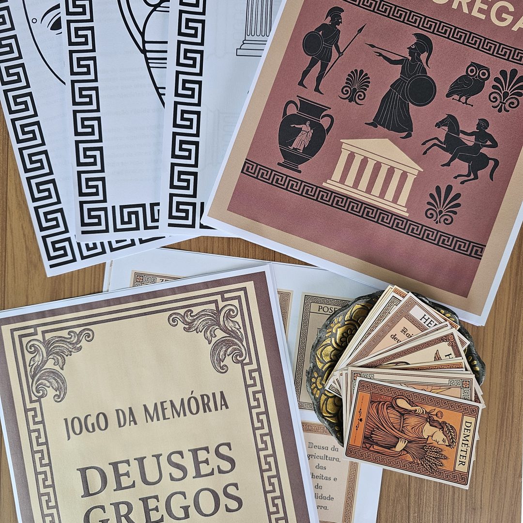 Sequência Didática: Arte Grega (BÔNUS ESPECIAL: Acompanha um Jogo da Memória dos Deuses Gregos)