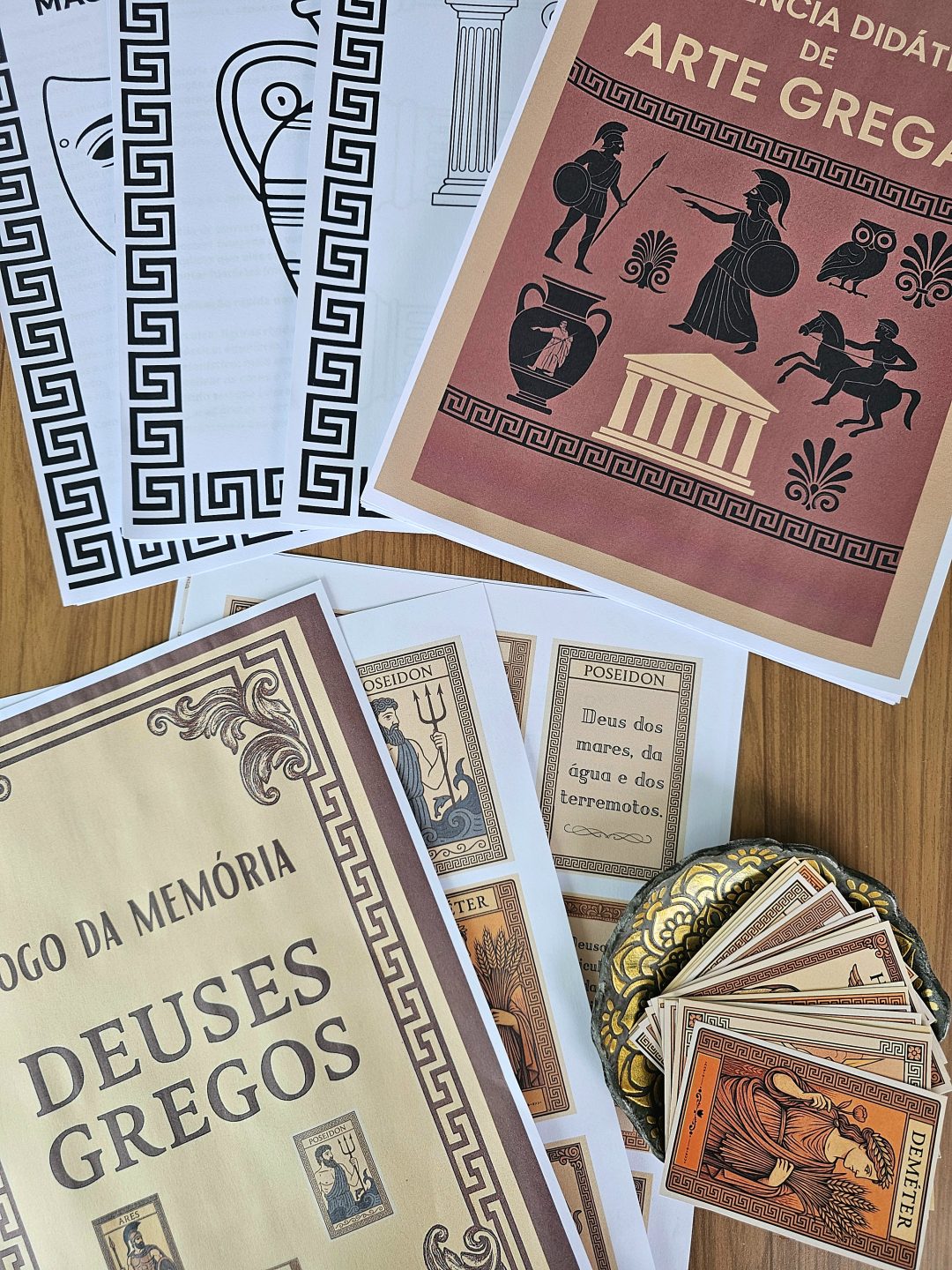 Sequência Didática: Arte Grega (BÔNUS ESPECIAL: Acompanha um Jogo da Memória dos Deuses Gregos) - Imagem 11