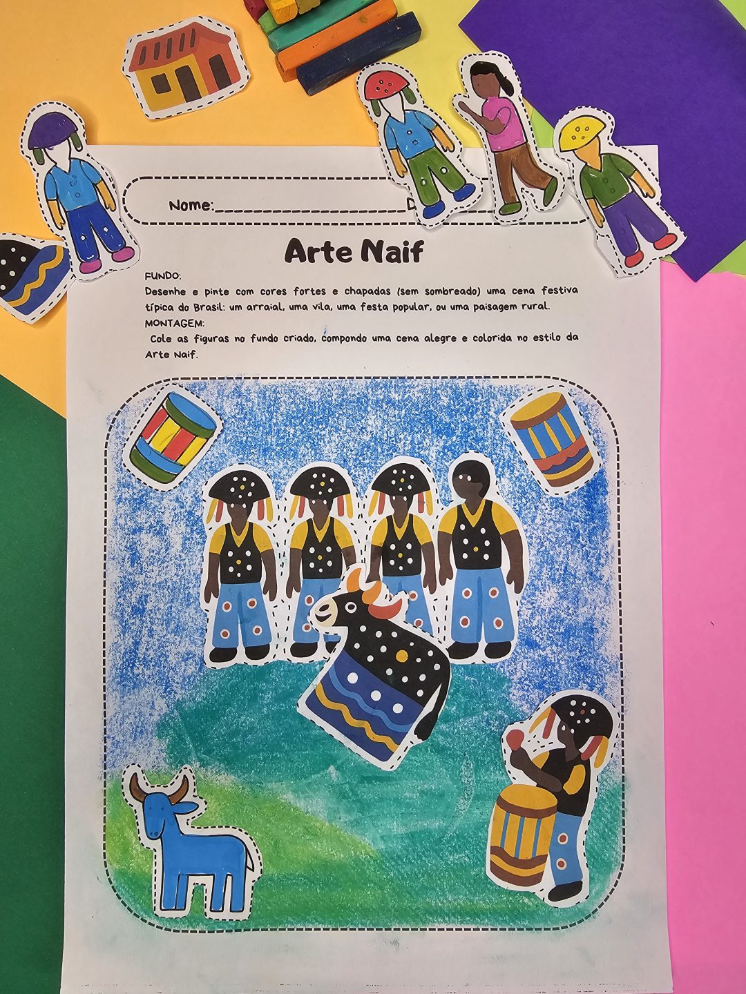 Arte Naif e Folclore Brasileiro – Plano de Aula + Atividades Criativas - Imagem 2