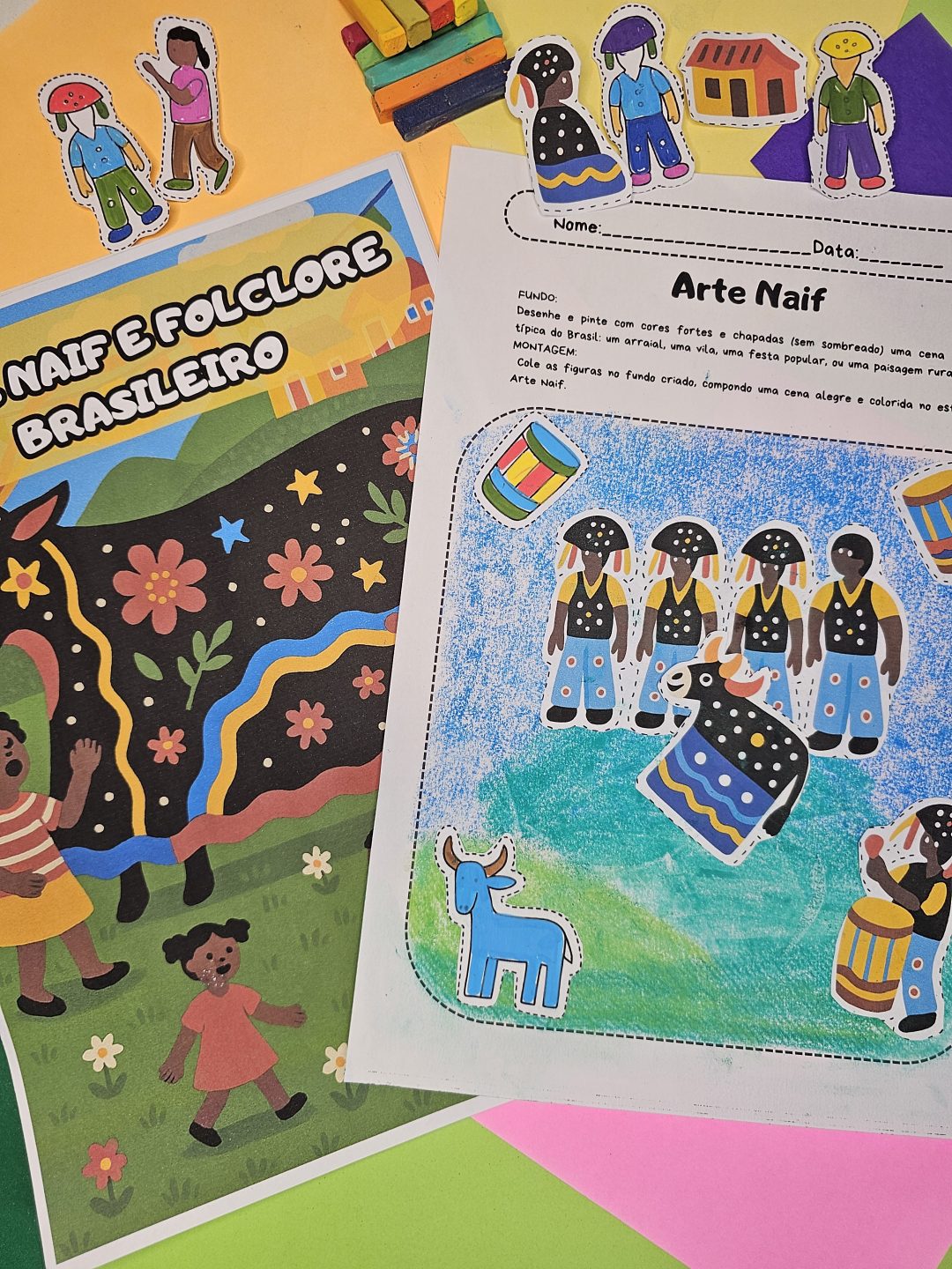 Arte Naif e Folclore Brasileiro – Plano de Aula + Atividades Criativas - Imagem 4