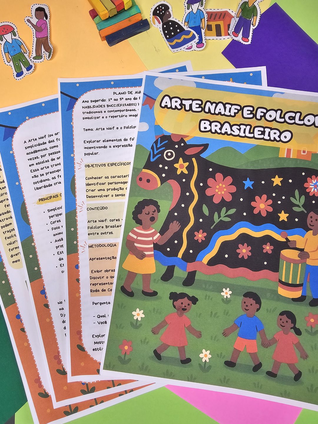 Arte Naif e Folclore Brasileiro – Plano de Aula + Atividades Criativas - Imagem 6