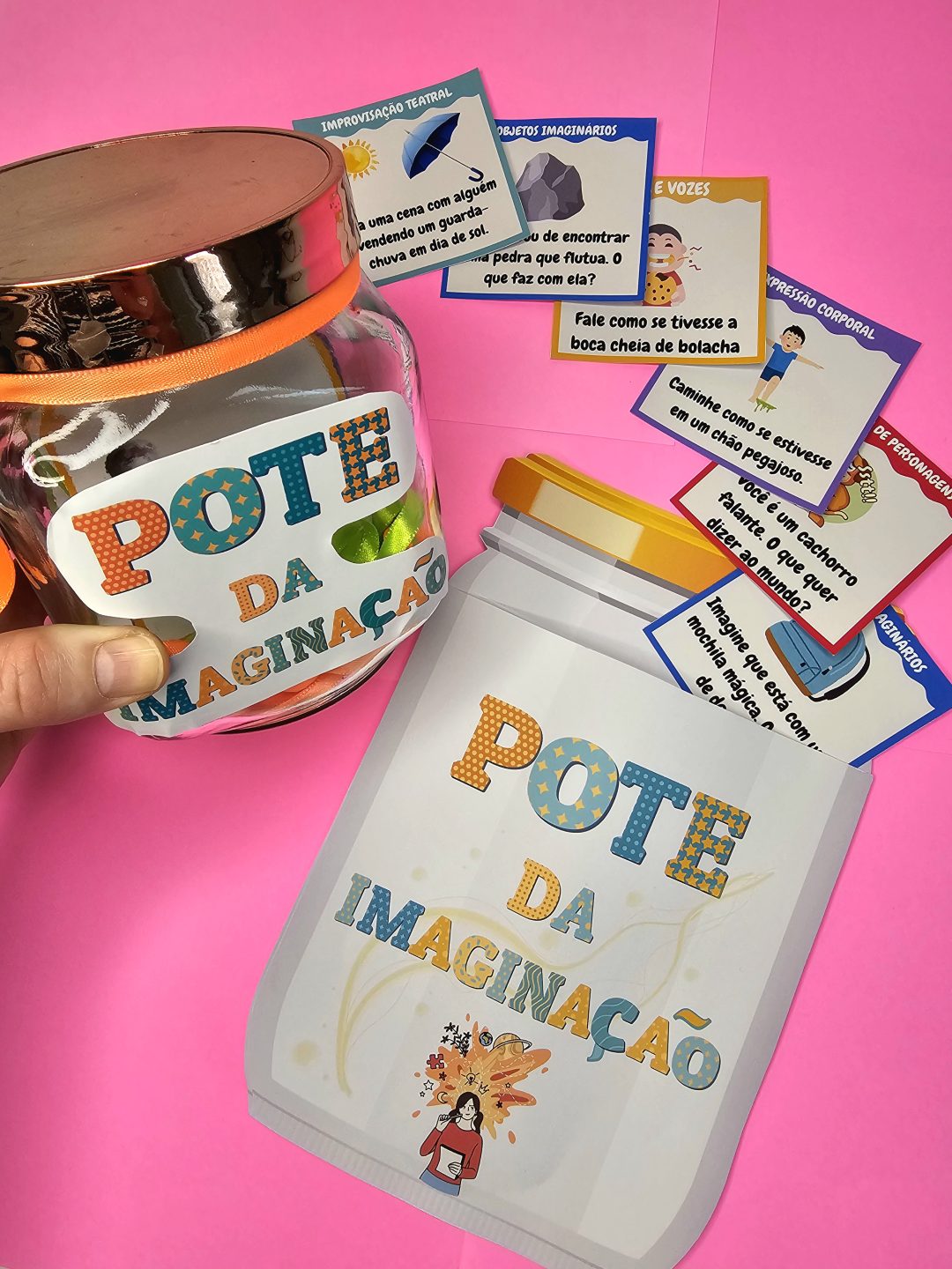 Pote da Imaginação – Atividade Criativa com Comandos para Teatro e Expressão - Imagem 3