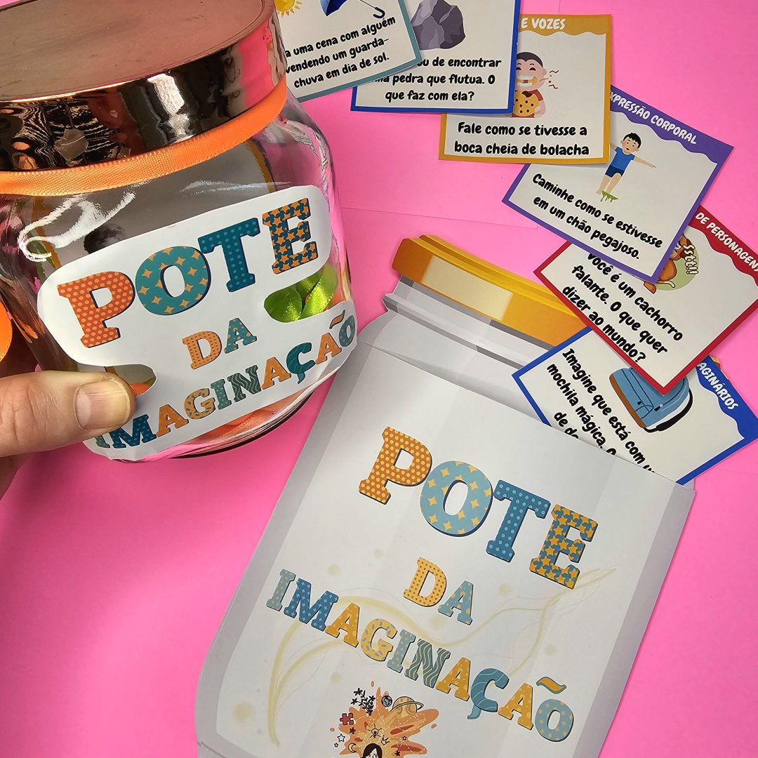 Pote da Imaginação – Atividade Criativa com Comandos para Teatro e Expressão