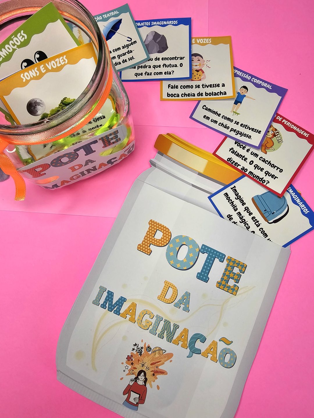 Pote da Imaginação – Atividade Criativa com Comandos para Teatro e Expressão - Imagem 4
