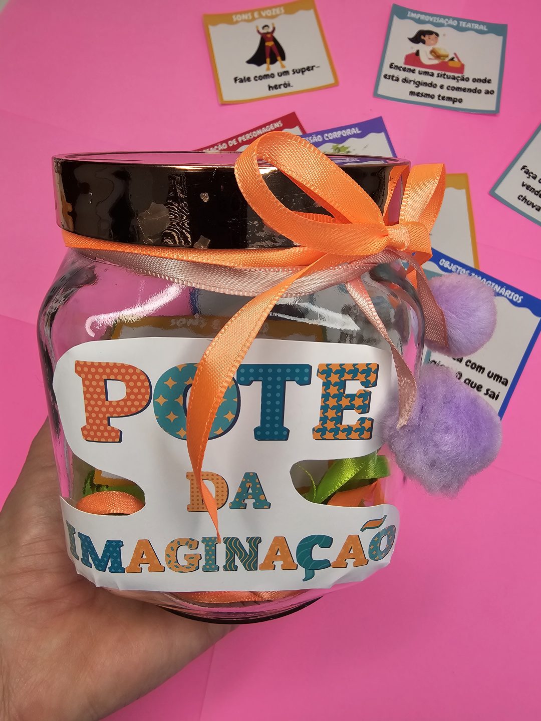 Pote da Imaginação – Atividade Criativa com Comandos para Teatro e Expressão - Imagem 6