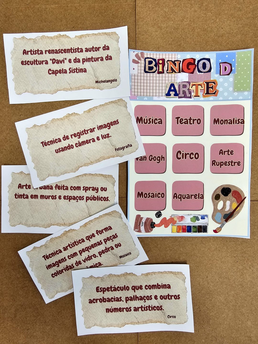 Bingo da Arte –  Conhecimento e Diversão! - Imagem 8