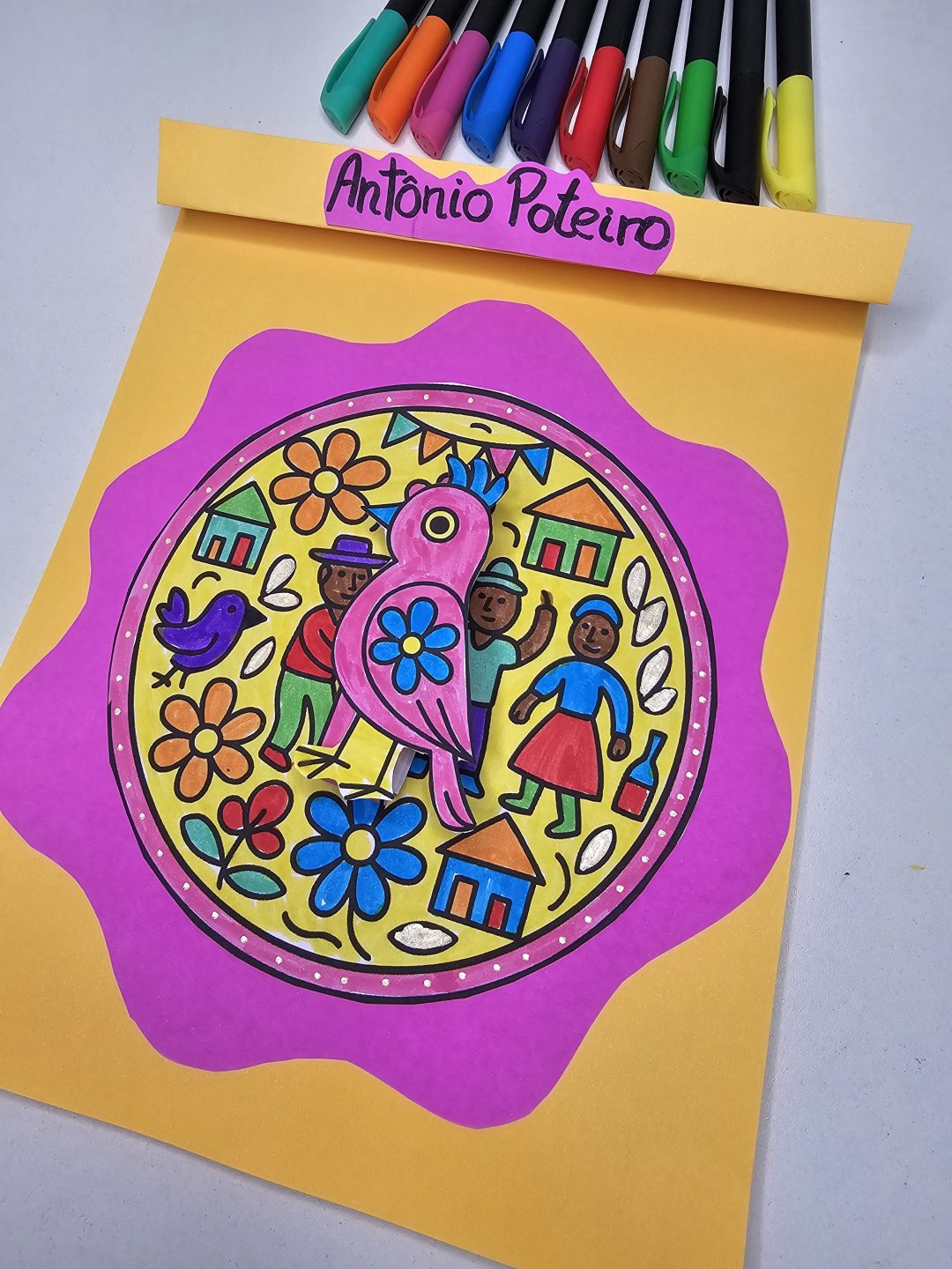 Mandalas 3D para Colorir Inspiradas em Obras de Grandes Pintores - Imagem 11