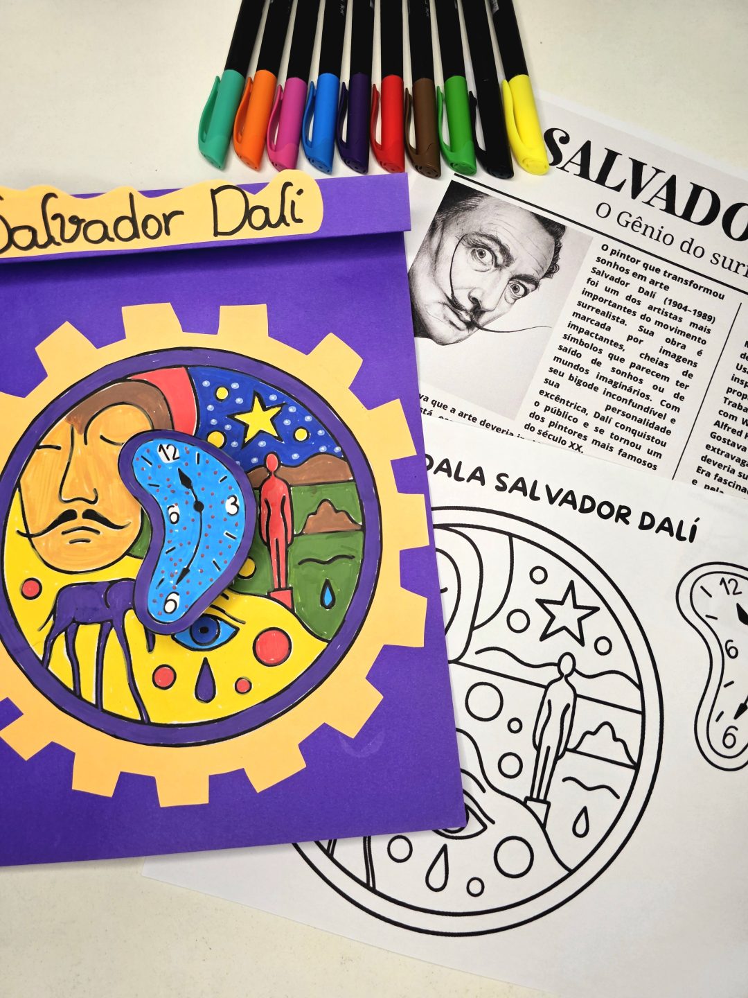 Mandalas 3D para Colorir Inspiradas em Obras de Grandes Pintores - Imagem 6
