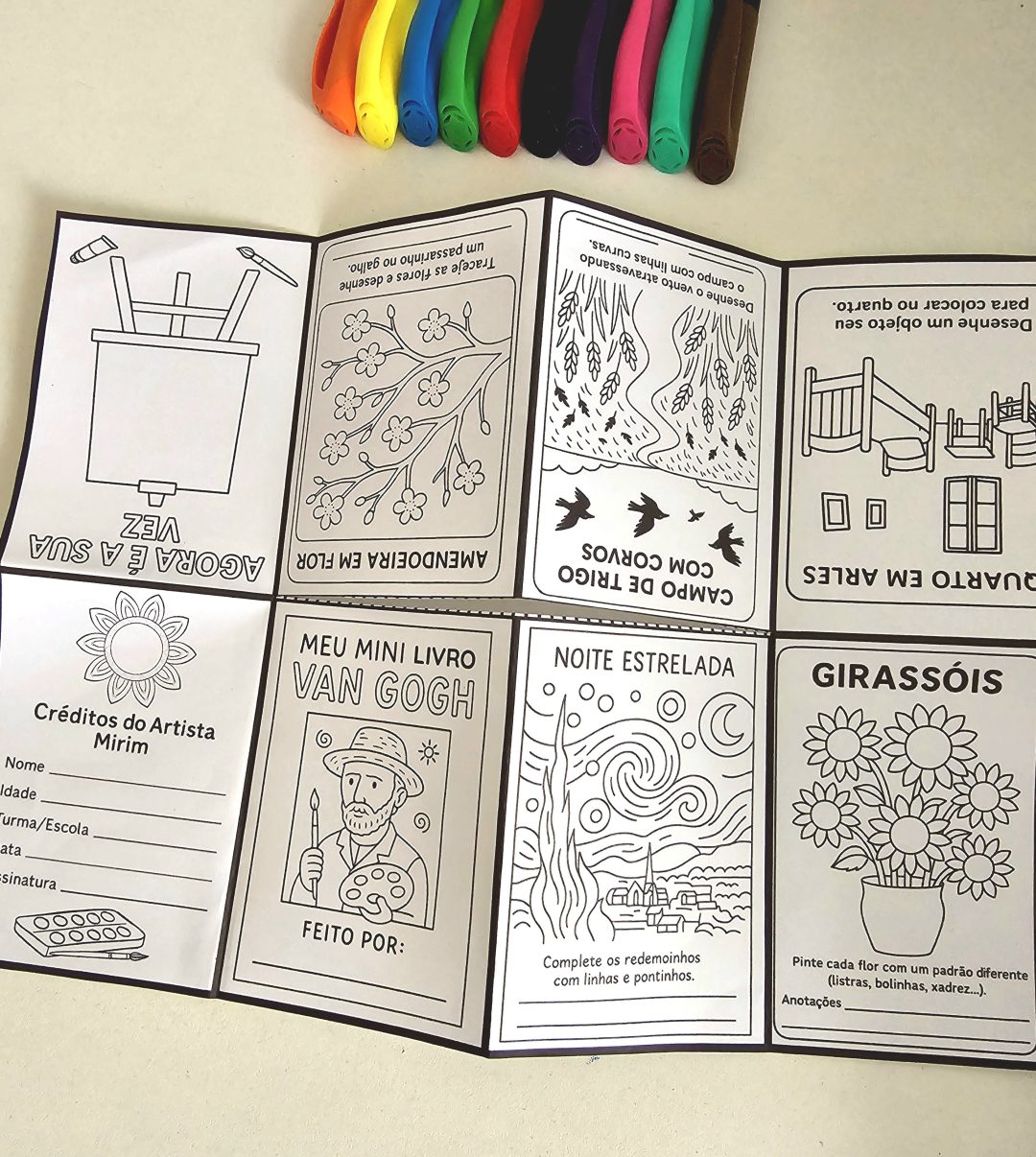 Mini livro do Van Gogh - Imagem 6