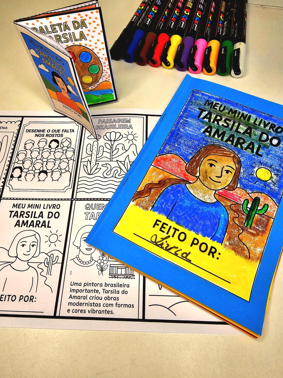 Mini Livro da Tarsila do Amaral