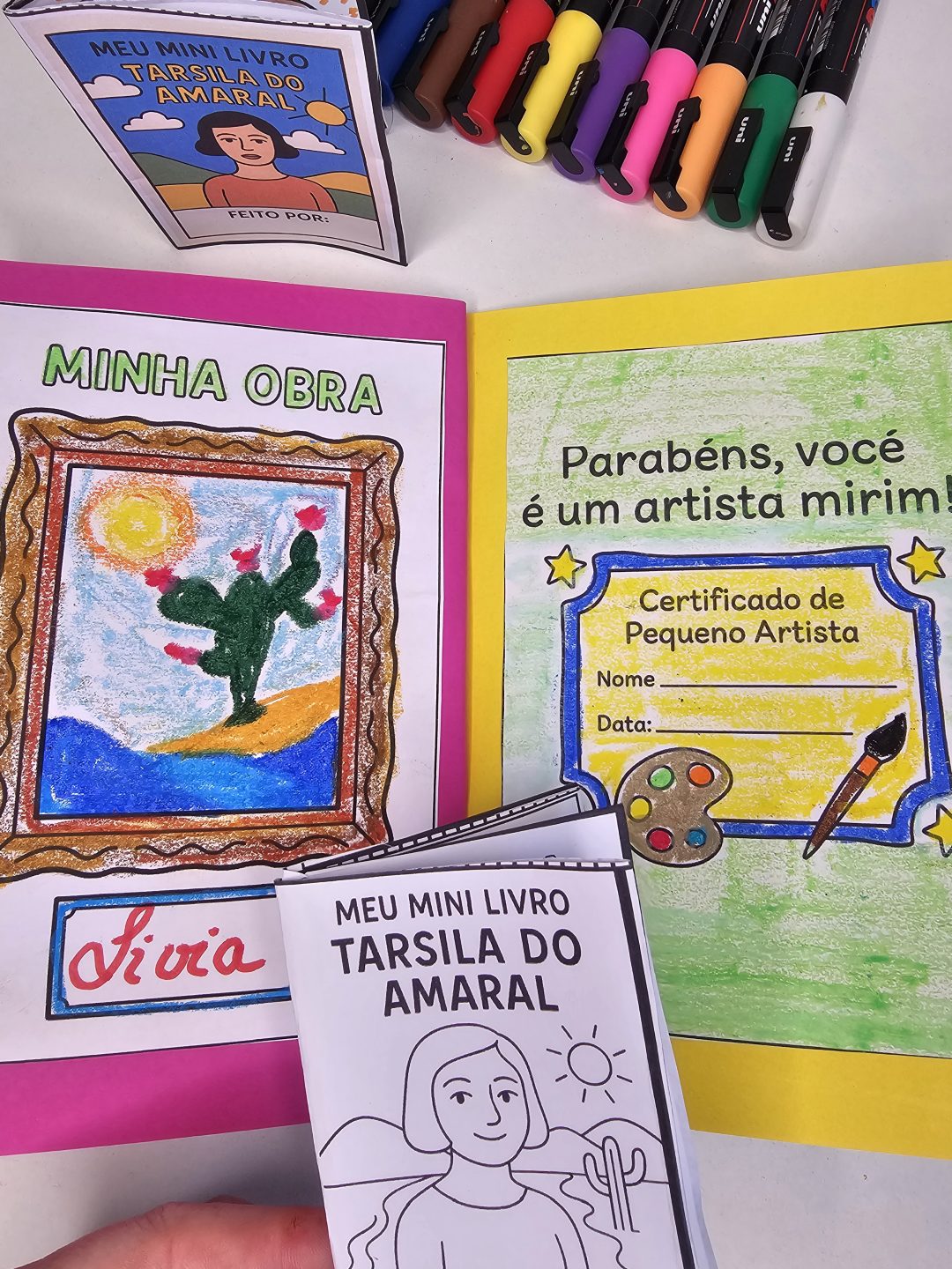 Mini Livro da Tarsila do Amaral - Imagem 7