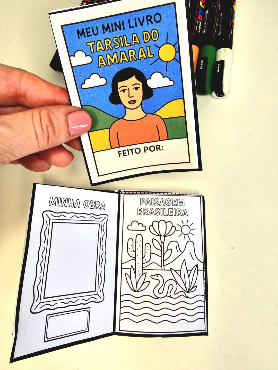 Mini Livro da Tarsila do Amaral - Imagem 8