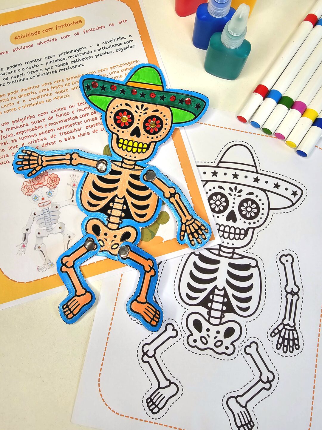 Arte Mexicana : atividades criativas com fantoches, nichos, caveiras e alebrijes! - Imagem 6