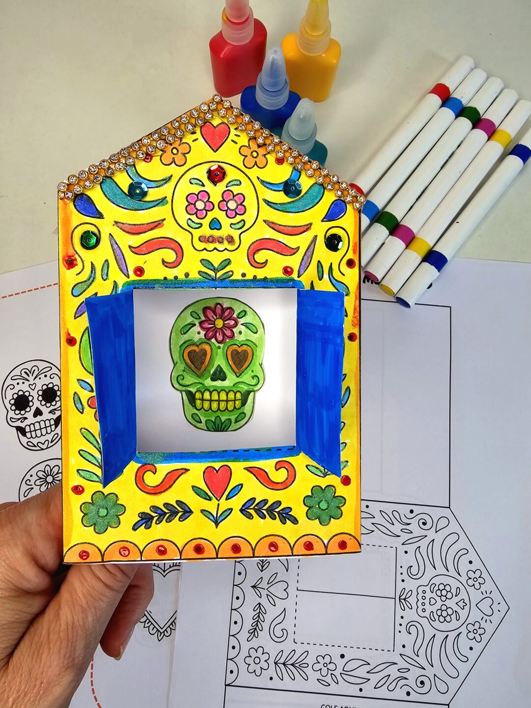 Arte Mexicana : atividades criativas com fantoches, nichos, caveiras e alebrijes! - Imagem 11