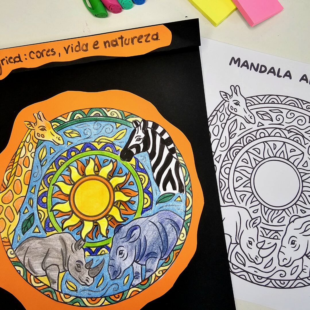 Mandalas Africanas 3D Vol 2 para Colorir