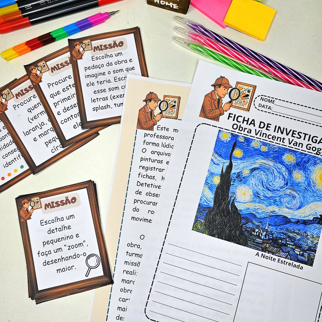 Missão Detetive de Arte- aprender a olhar e investigar as grandes obras!