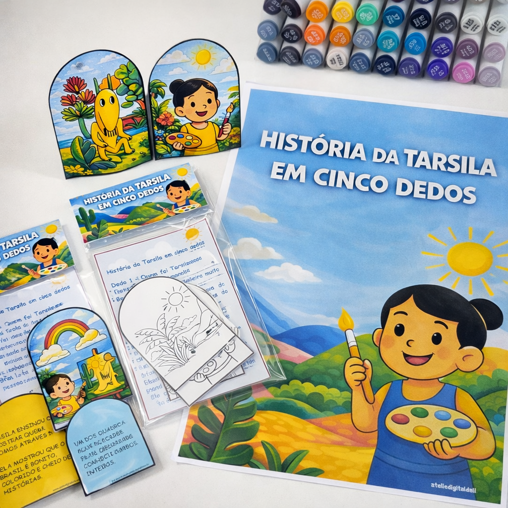 História da Tarsila em cinco dedos