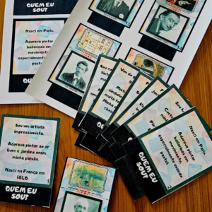 Cartas de Arte: Quem Eu Sou? Descubra os Grandes Mestres da Arte de forma divertida!