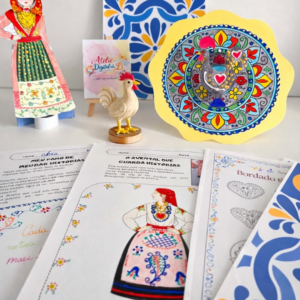 Arte Portuguesa que Encanta: Azulejos, Bordados e o Galo de Barcelos em Atividades Criativas!