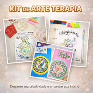Kit de Arteterapia Criativa para Cuidar das Emoções