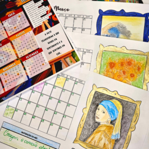Calendário Artístico: Obras que Inspiram!