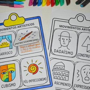 Prancheta dos Movimentos Artísticos