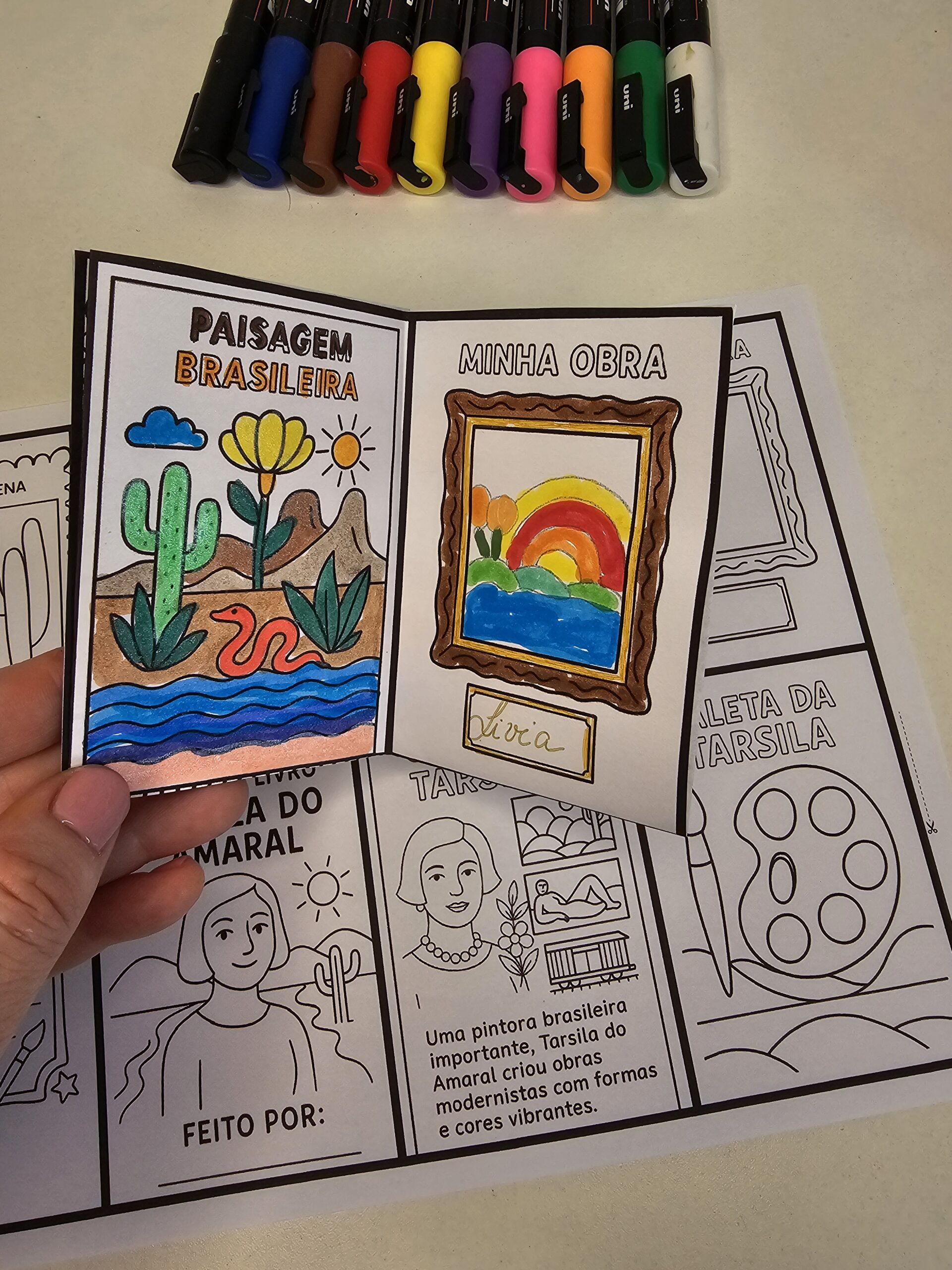 Mini livro- Tarsila do Amaral - Imagem 3