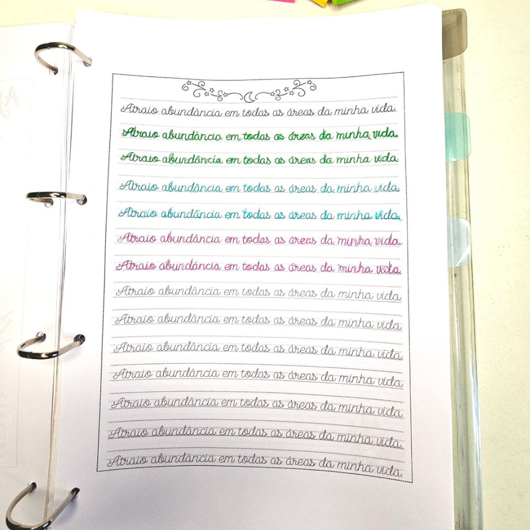 Caderno de Caligrafia Positiva - Imagem 2