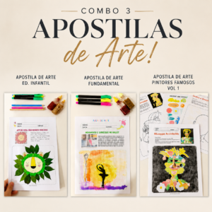 Apostilas Pintores Famosos vol1, Fundamental e Ed. Infantil!