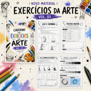 Caderno de exercício da arte -vol III