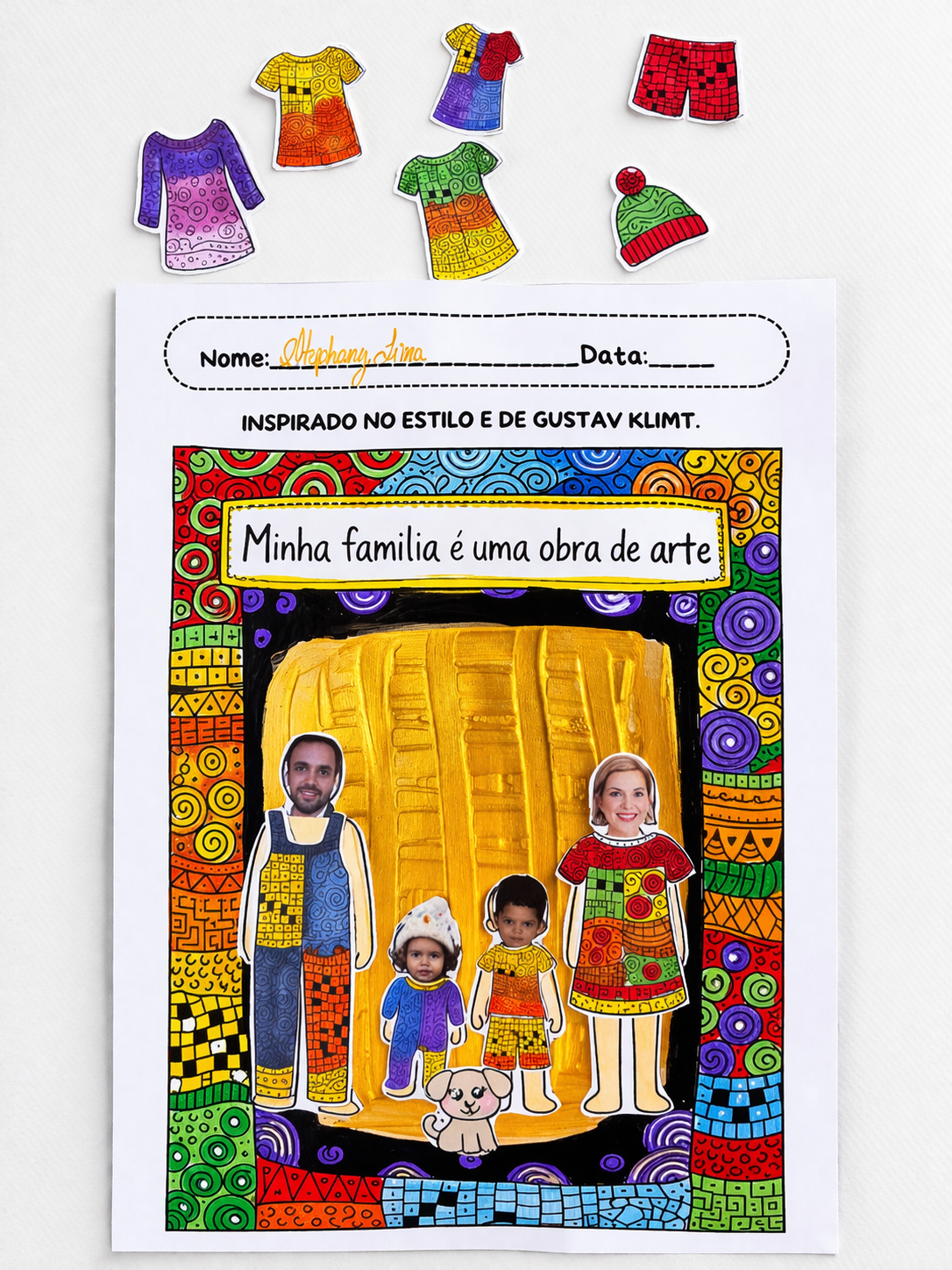 Dia da Família com Arte: atividades criativas inspiradas em Gustav Klimt e Wassily Kandinsky - Imagem 3