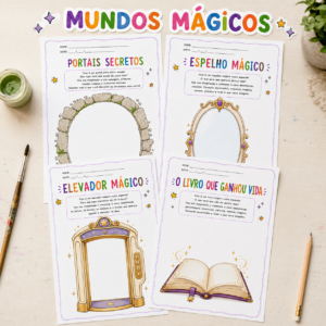 Mundos Mágicos: Atividades de Arte para Imaginar e Criar